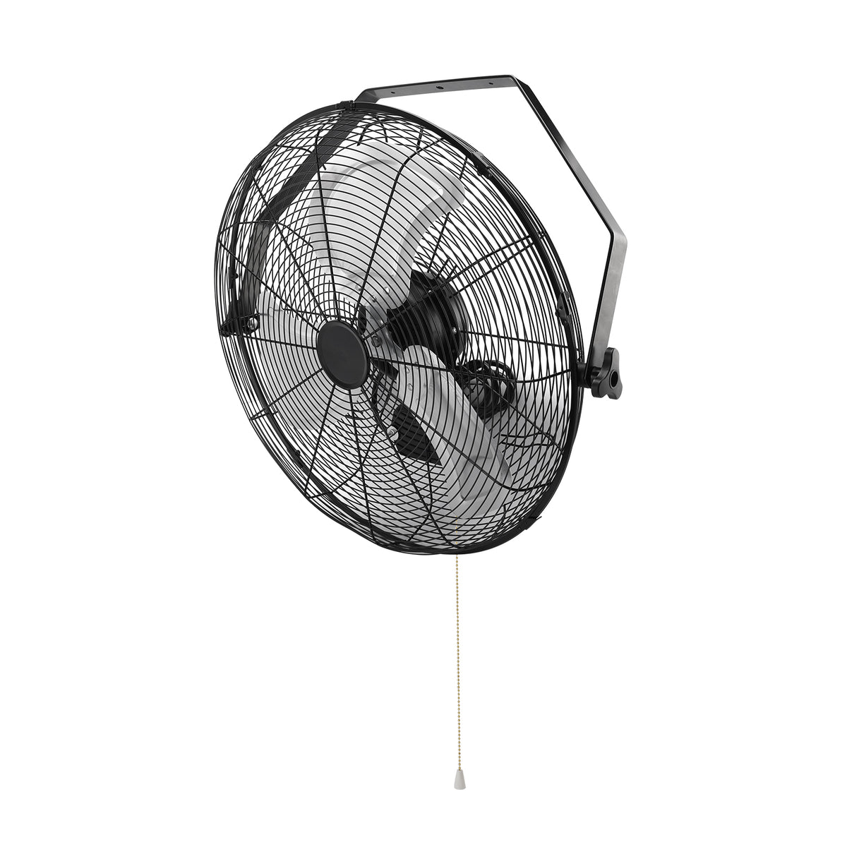 20 Inch Industrial Wall Mount Fan Metal 3 Speed Ventilation Shop Fan