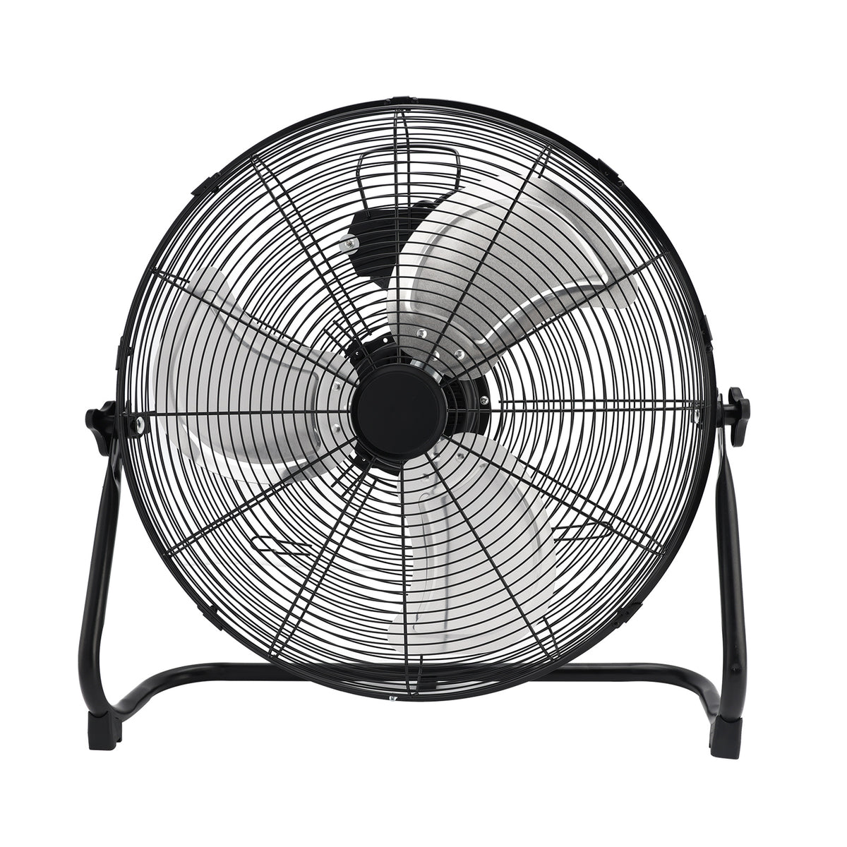 20 Inch High Velocity Industrial Cooling Floor Fan With 3 Speeds Tilt Head