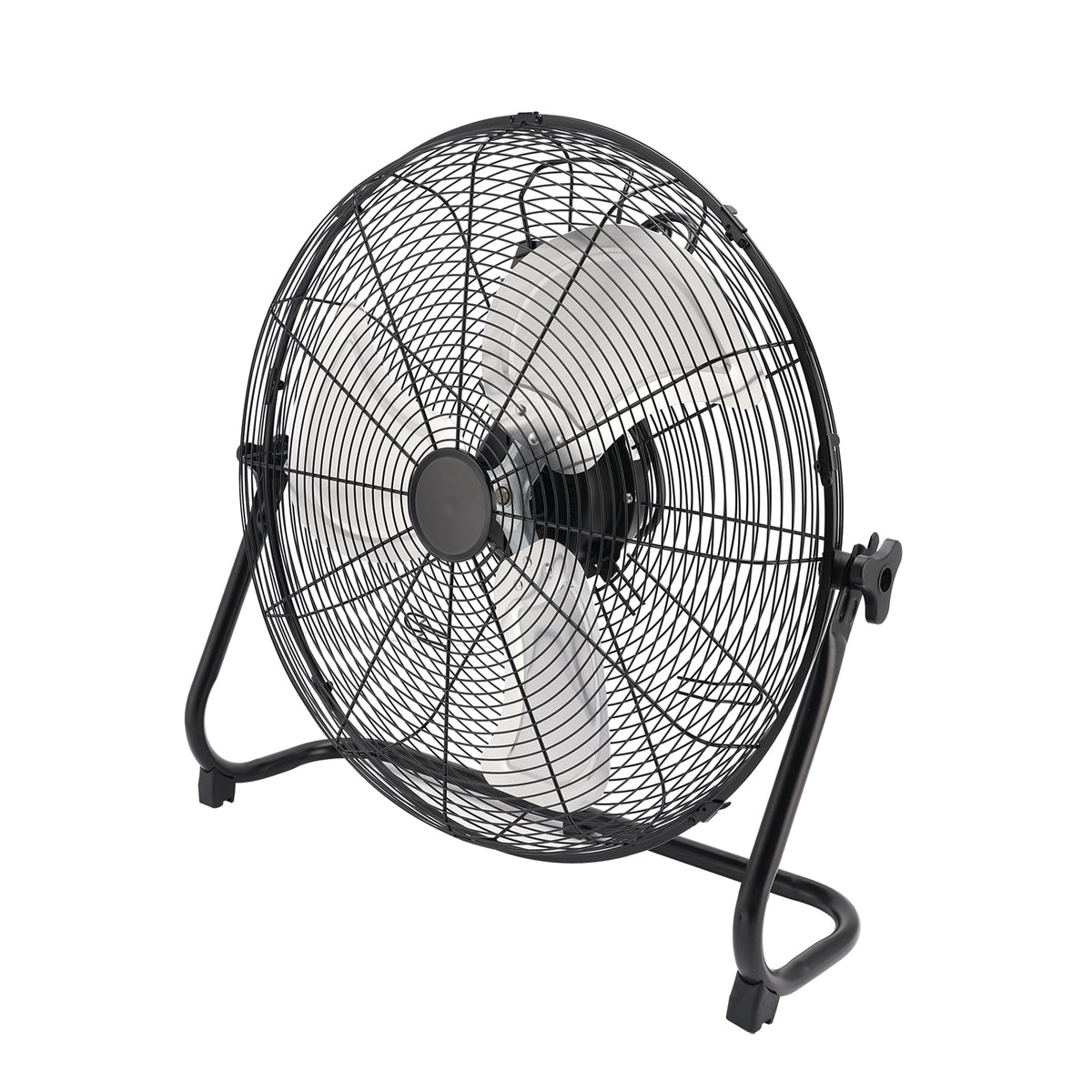 20 Inch High Velocity Industrial Cooling Floor Fan With 3 Speeds Tilt Head