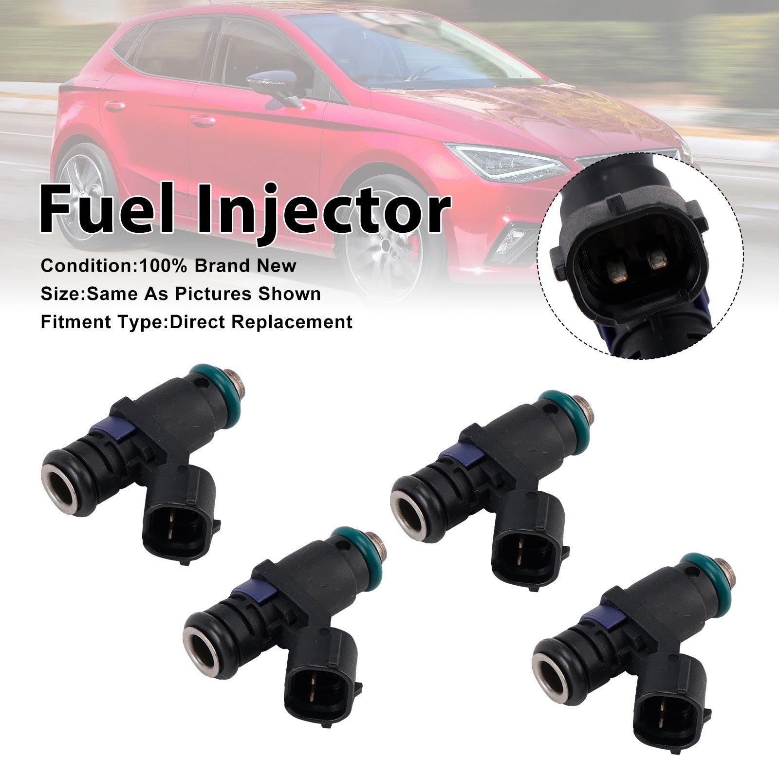 4Pcs Fuel Injector For Seat Mii 11-19 For Skoda Octavia 14-20 04E906031E