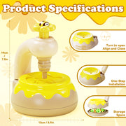 Flower Bouquet Making Kit DIY Flower Bouquets Craft Toy For 4+ Year Kid Yellow