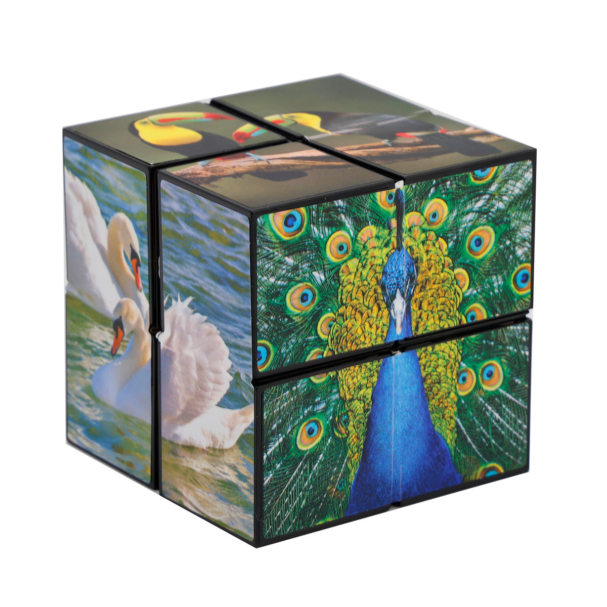 2 In 1 Animal Style Star Cube Magic Cube Set For Kid And Adult Toy Ages 8-12