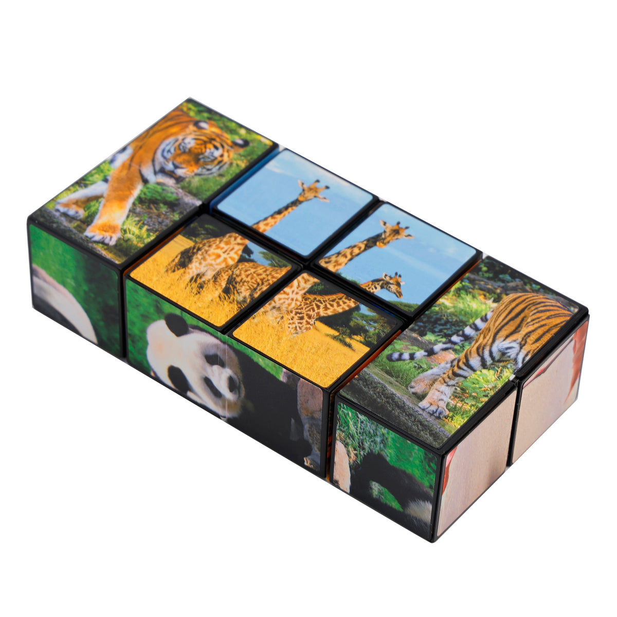 2 In 1 Animal Style Star Cube Magic Cube Set For Kid And Adult Toy Ages 8-12