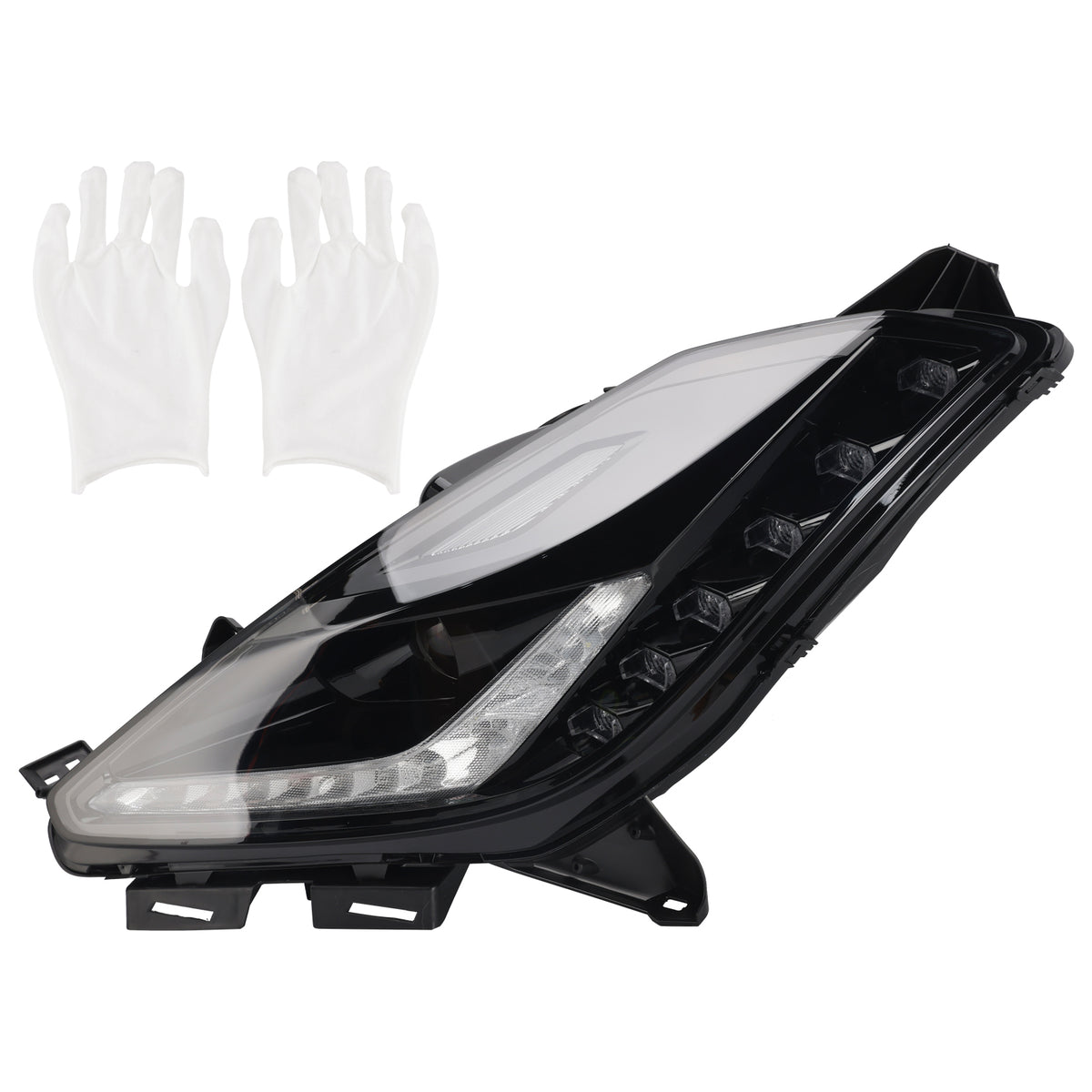 Left HID Xenon Headlight Assembly W/ Ballast 8pin For Corvette C7 Z06 2014-2019