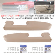 2010-2014 GMC Sierra 2500 HD Front Armrest Repair Kit 22818467 22818472 Generic