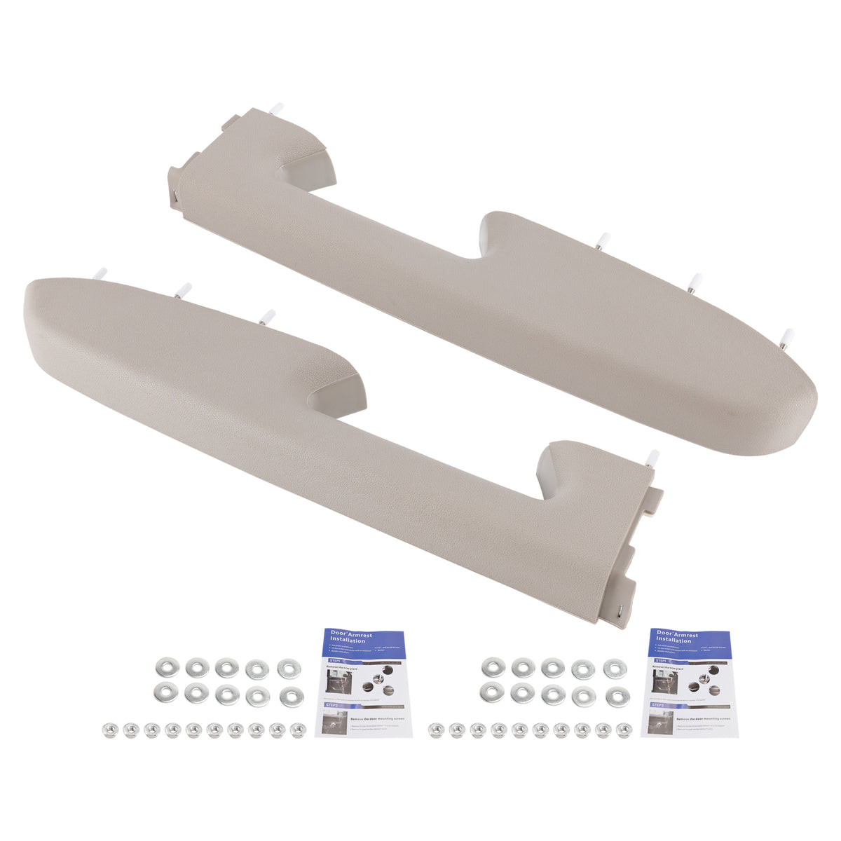 2010-2013 GMC Sierra 1500 Front Armrest Repair Kit Gray 22818466 22818471 Generic
