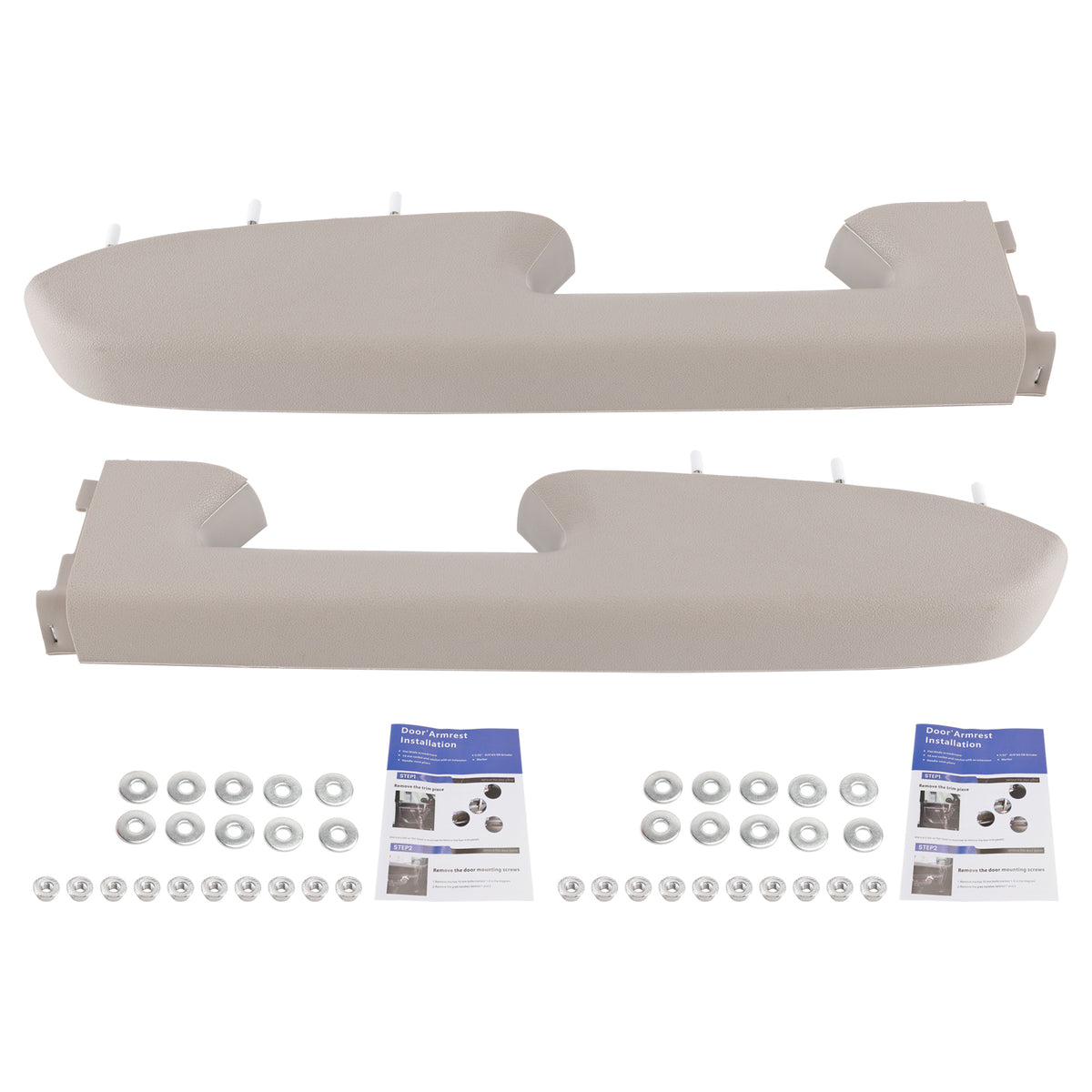 2010-2013 GMC Sierra 1500 Front Armrest Repair Kit Gray 22818466 22818471 Generic