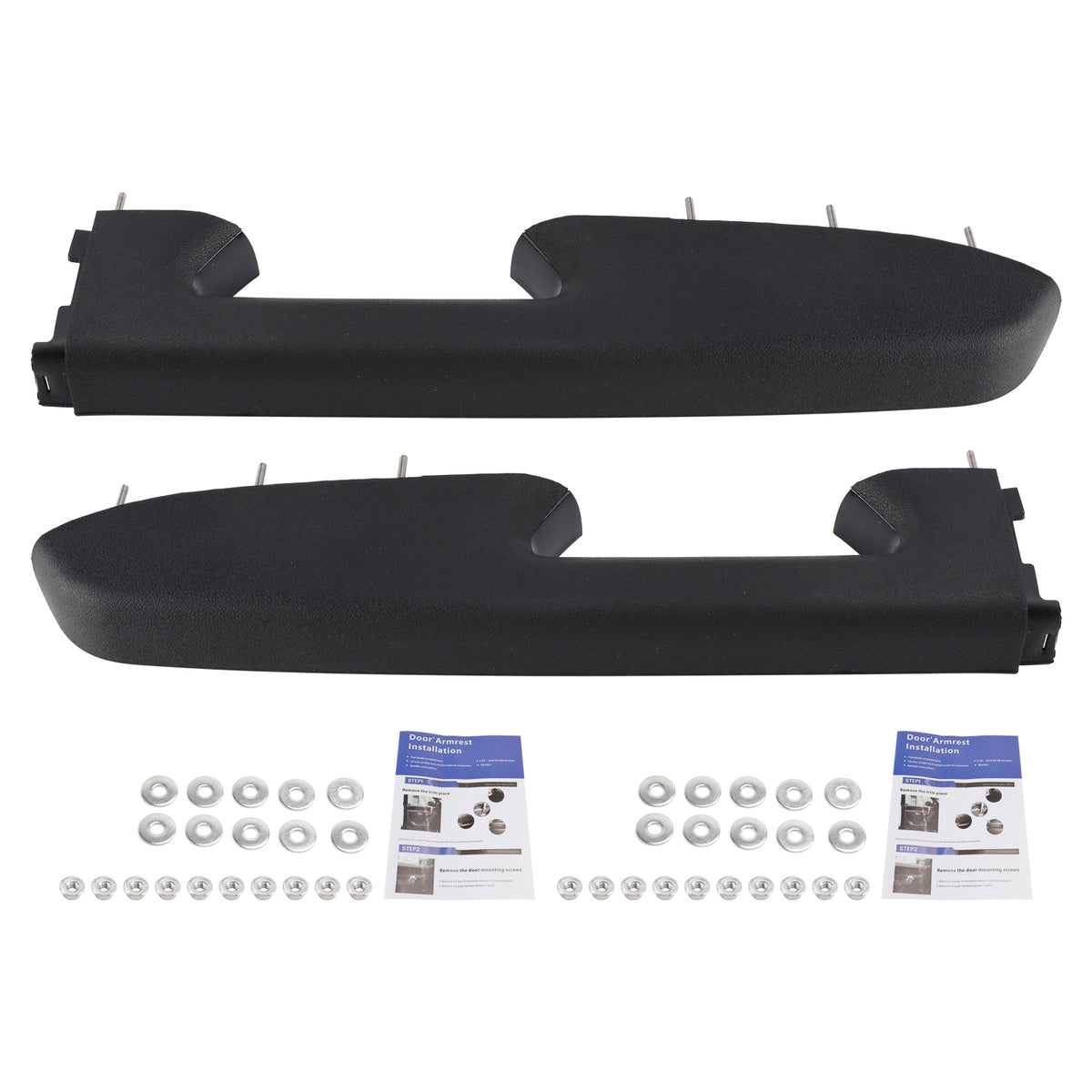 2010-2014 GMC Sierra 2500 HD Front Armrest Repair Kit Black 22818465 22818470 Generic