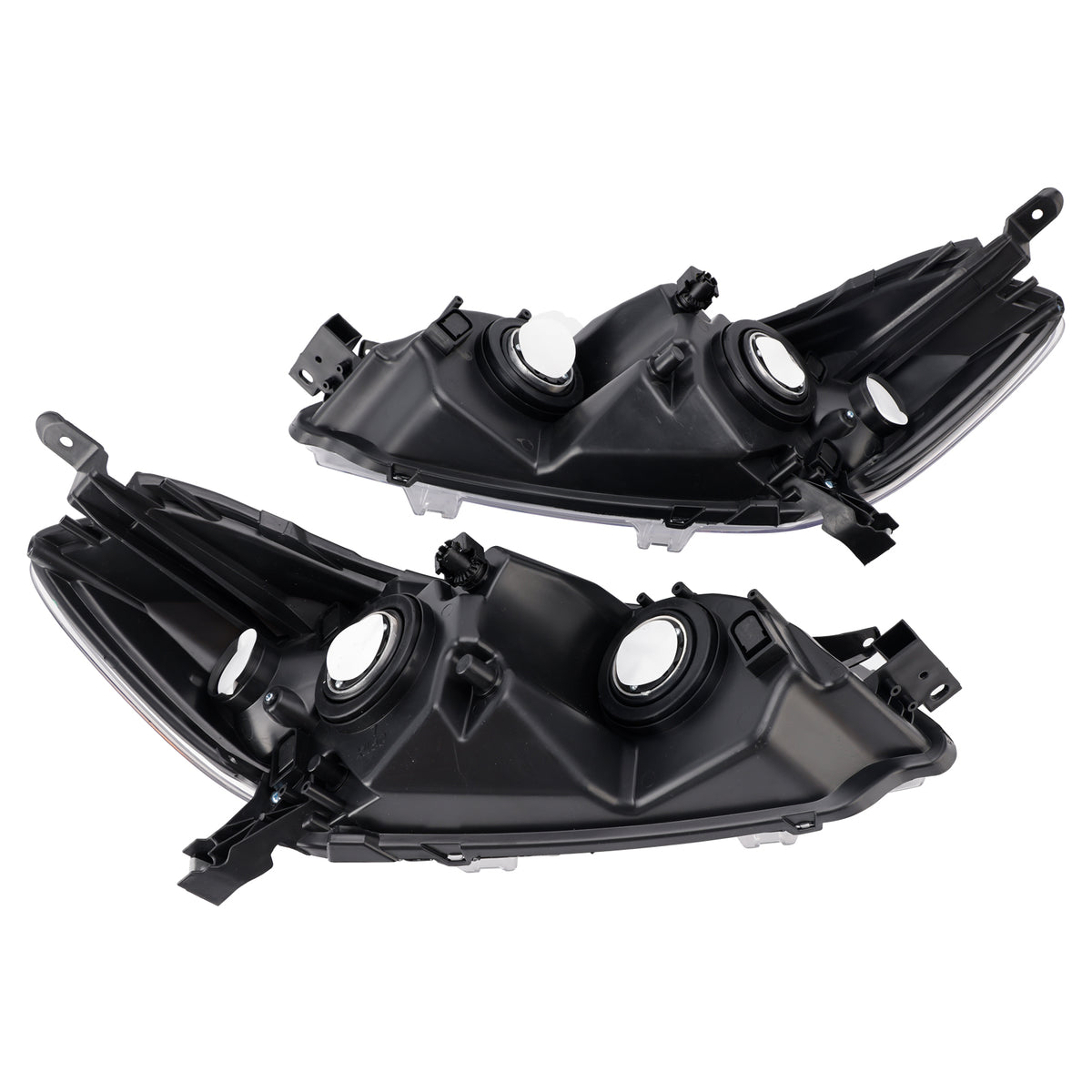 Left+Right Headlights Assembly Headlamp For Toyota Matrix 2009-2014 Black