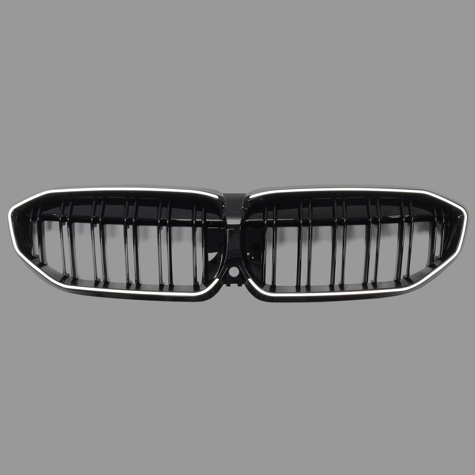 2019-2022 BMW 3 Series G20 Double Slat Black Kidney Grille 51138072085