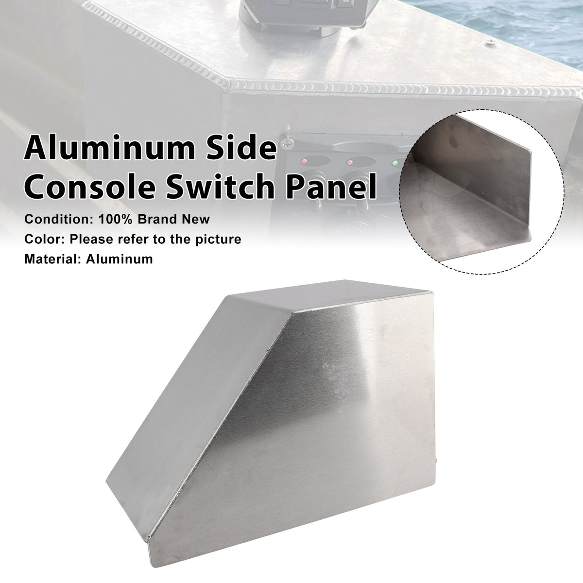 Aluminum Side Console Switch Panel Mount for Boats Bracket for Fish Finders Boat Accessories