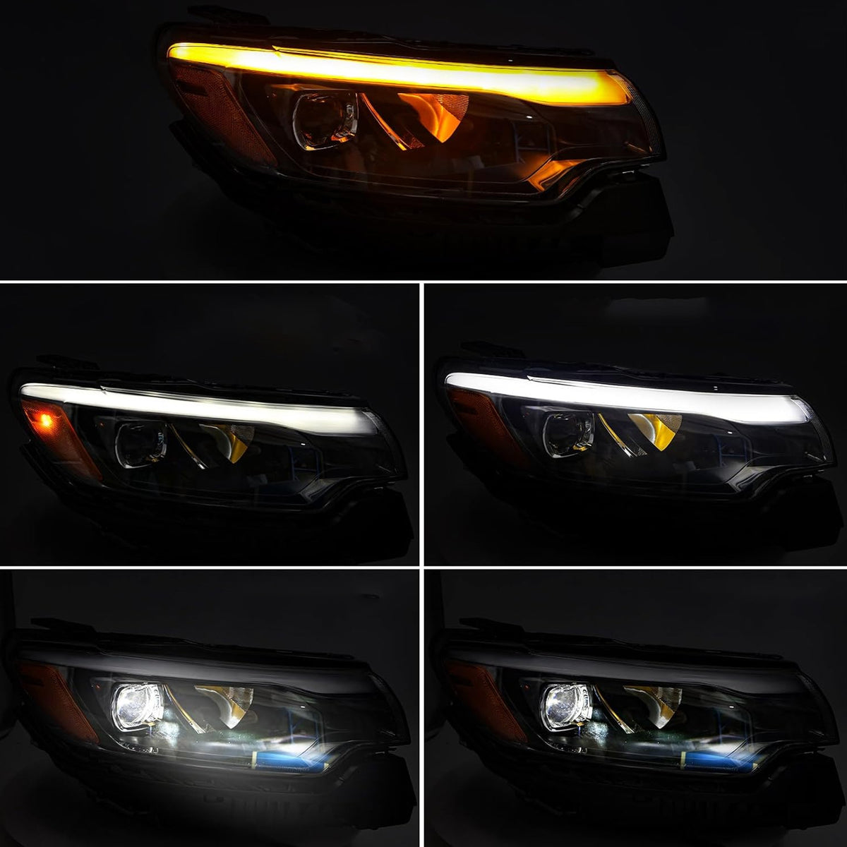 Right Led Headlight Assembly 68441586AG For Jeep Compass 2022-2026
