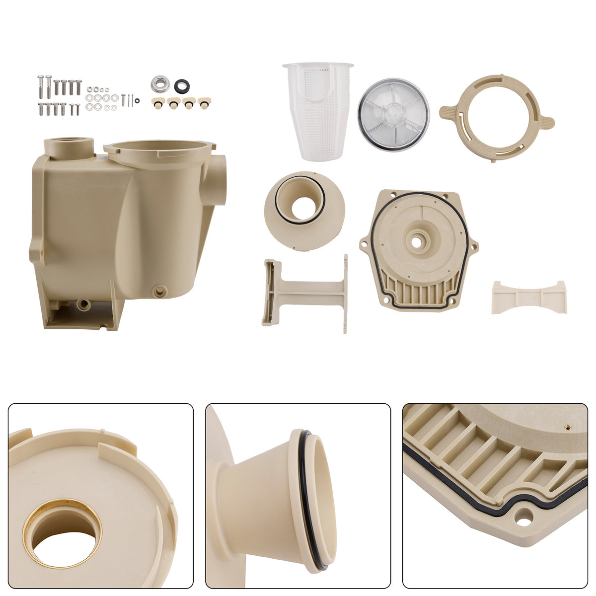 357149 Complete Wet End Replacement Kit For Pentair  Pool Pumps 0.5–2 HP
