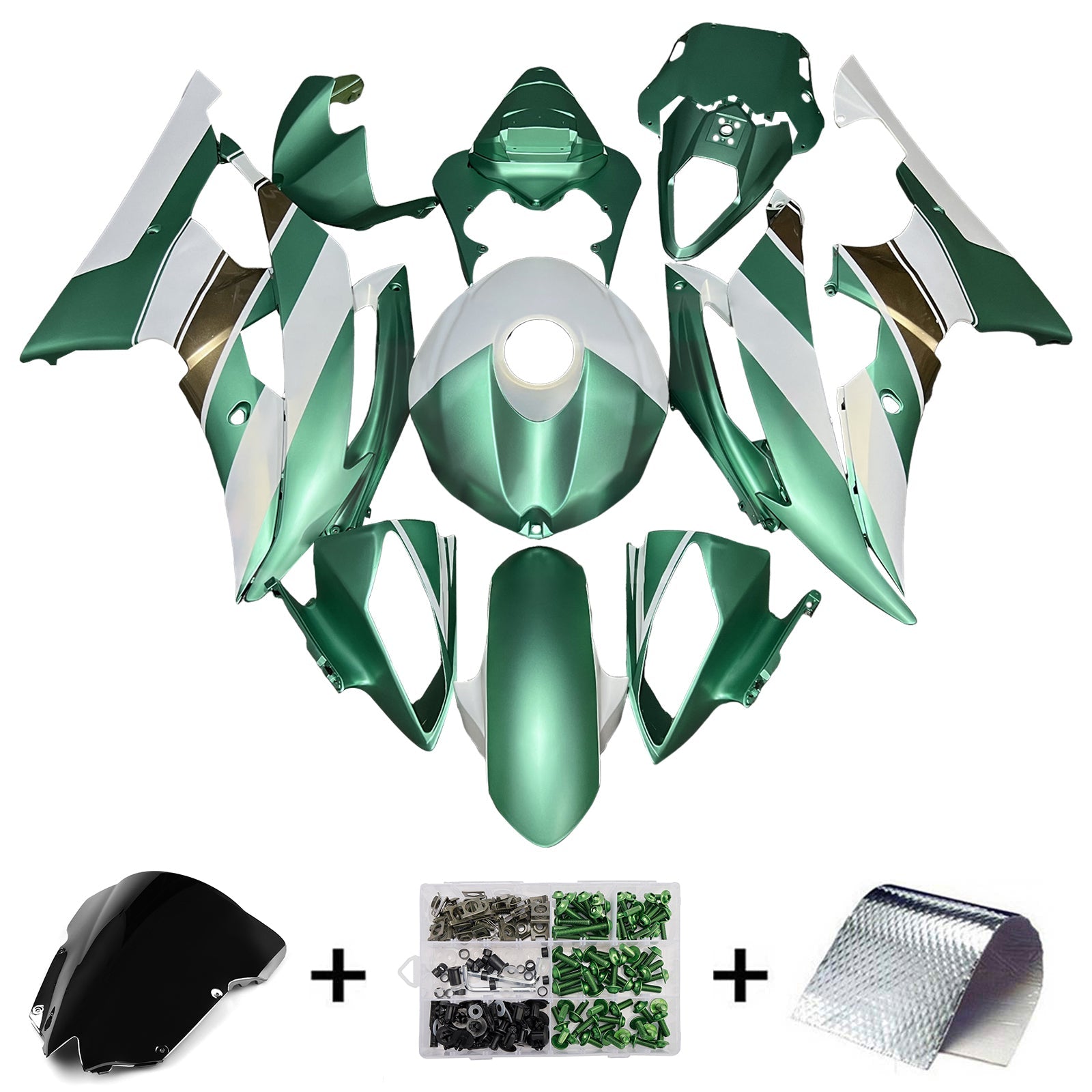 Injection Fairing Kit Bodywork Plastic ABS For Yamaha YZFR6 YZF-R6 2008-2016