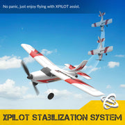 3CH Remote Control Airplane 6-Axis Gyro Stabilizer Aircraft Red With 2 Batteries