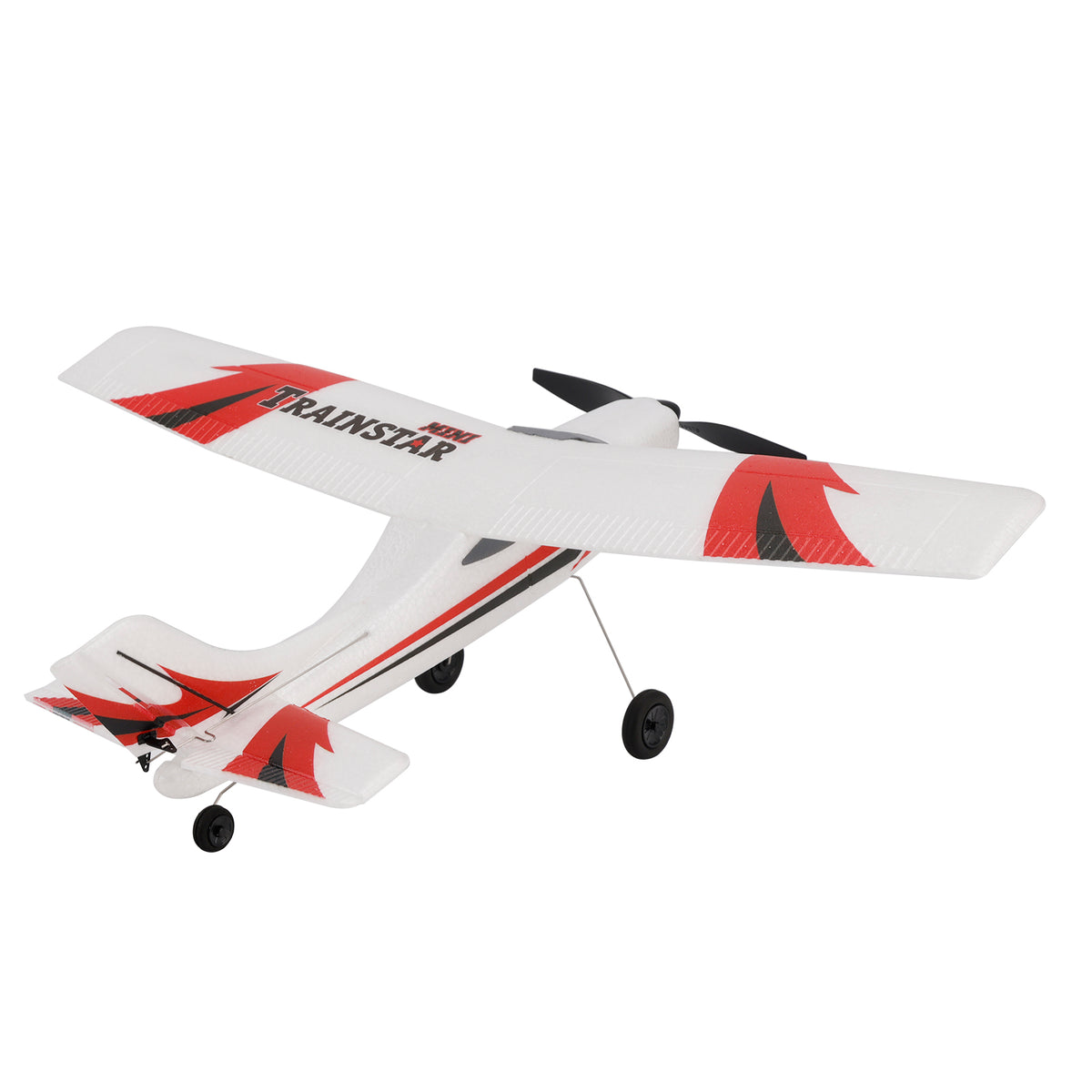 3CH Remote Control Airplane 6-Axis Gyro Stabilizer Aircraft Red With 2 Batteries