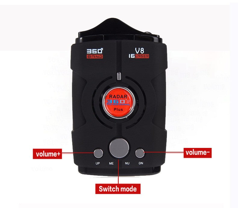 V8 Vehicle Mobile Radar Speed Detector Mobile Speed Detection Car Radar Detector