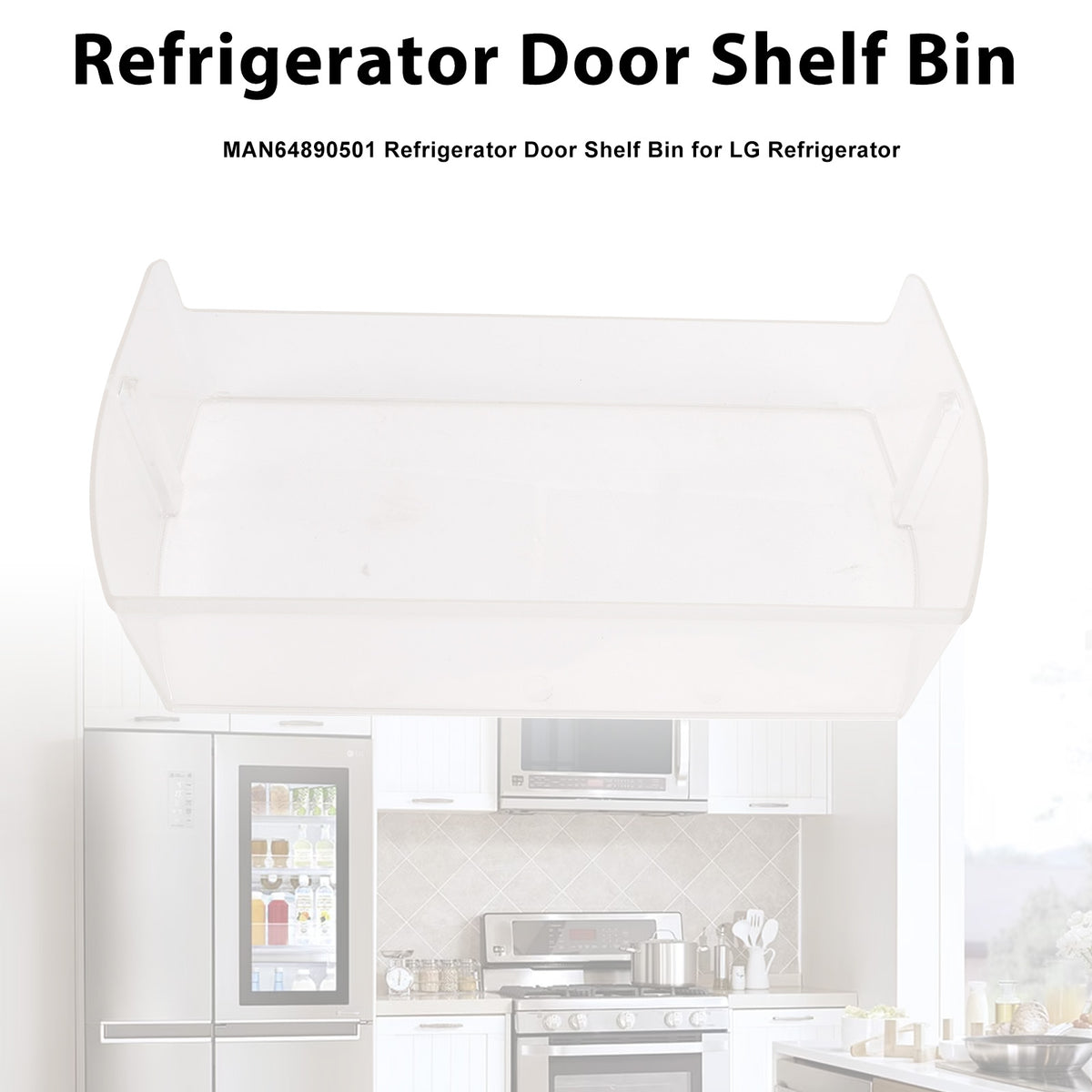 MAN64890501 Refrigerator Door Bin Shelf Fits LG Fridge LRSDS2706S LRSXC2306S