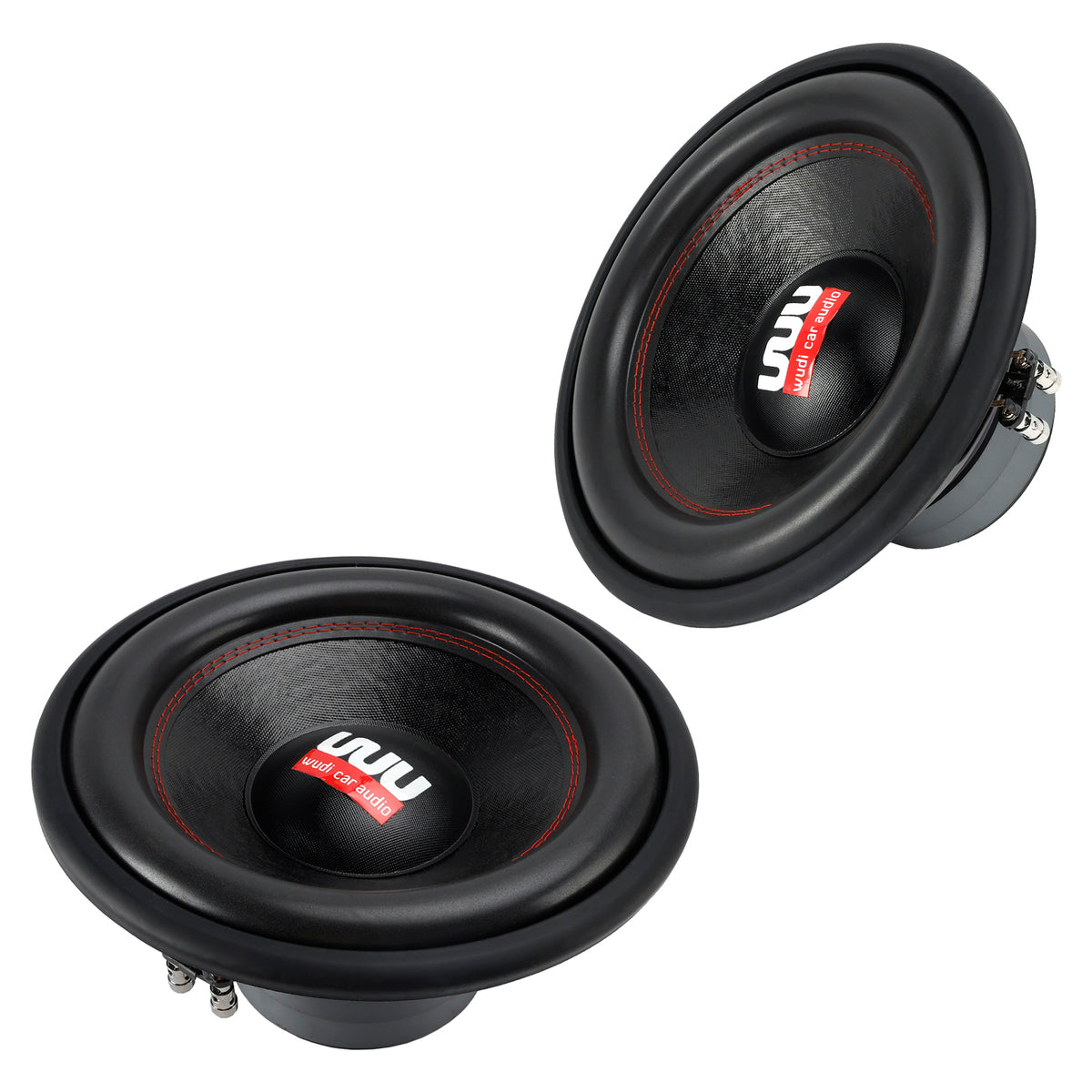 2PCS 12"Car Audio Subwoofer 2200W Max Power Dual Magnet Dual Coil Woofer Speaker