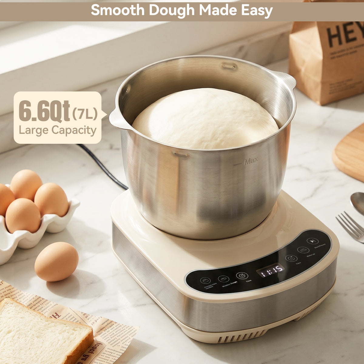 304 Stainless Steel Kitchen Stand Mixer