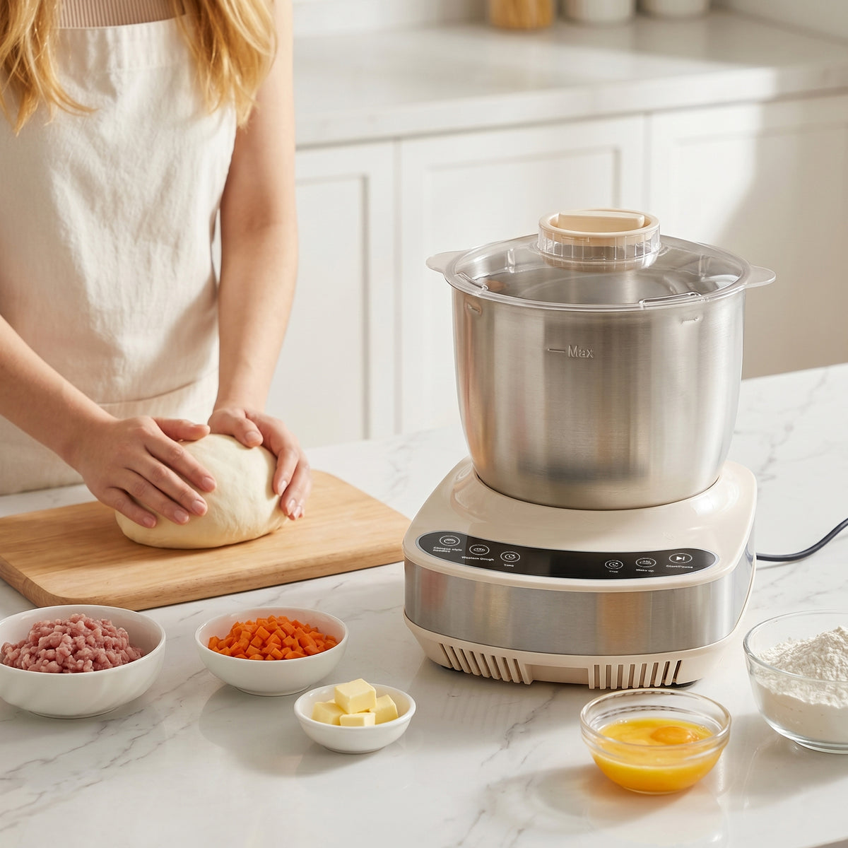 304 Stainless Steel Kitchen Stand Mixer