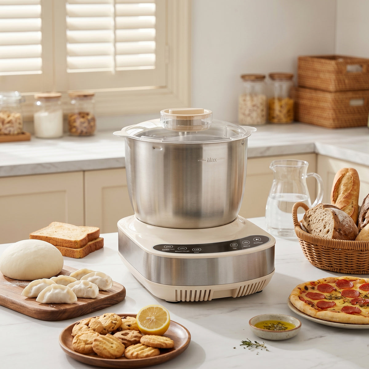 304 Stainless Steel Kitchen Stand Mixer