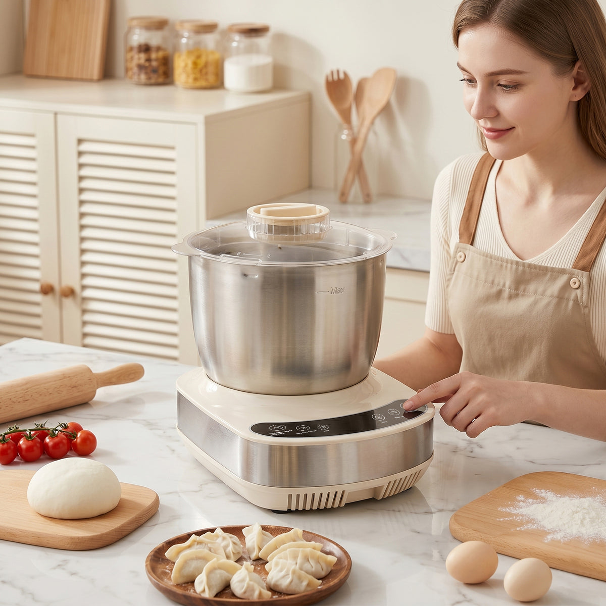 304 Stainless Steel Kitchen Stand Mixer