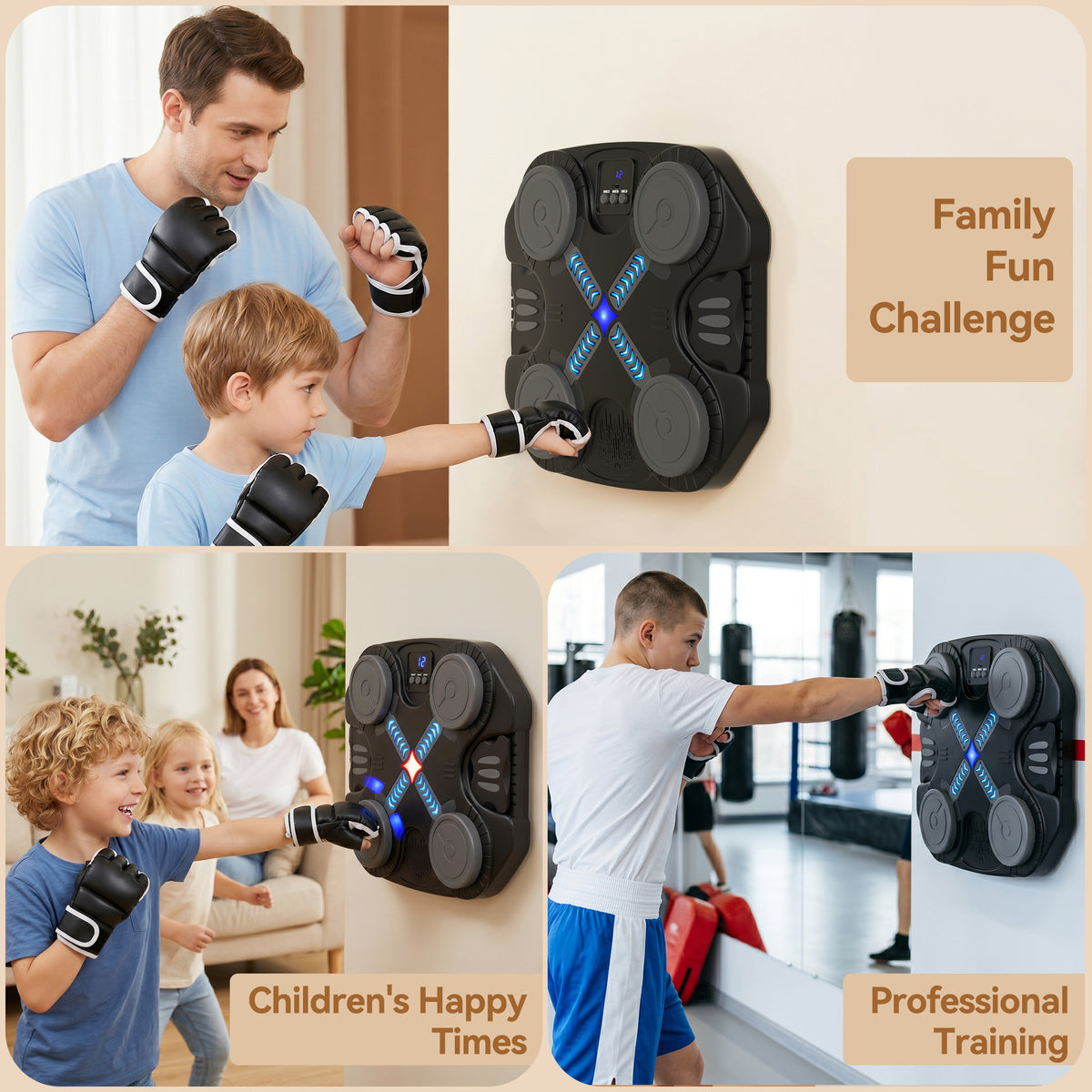 Smart Music Punching Machine for Kids
