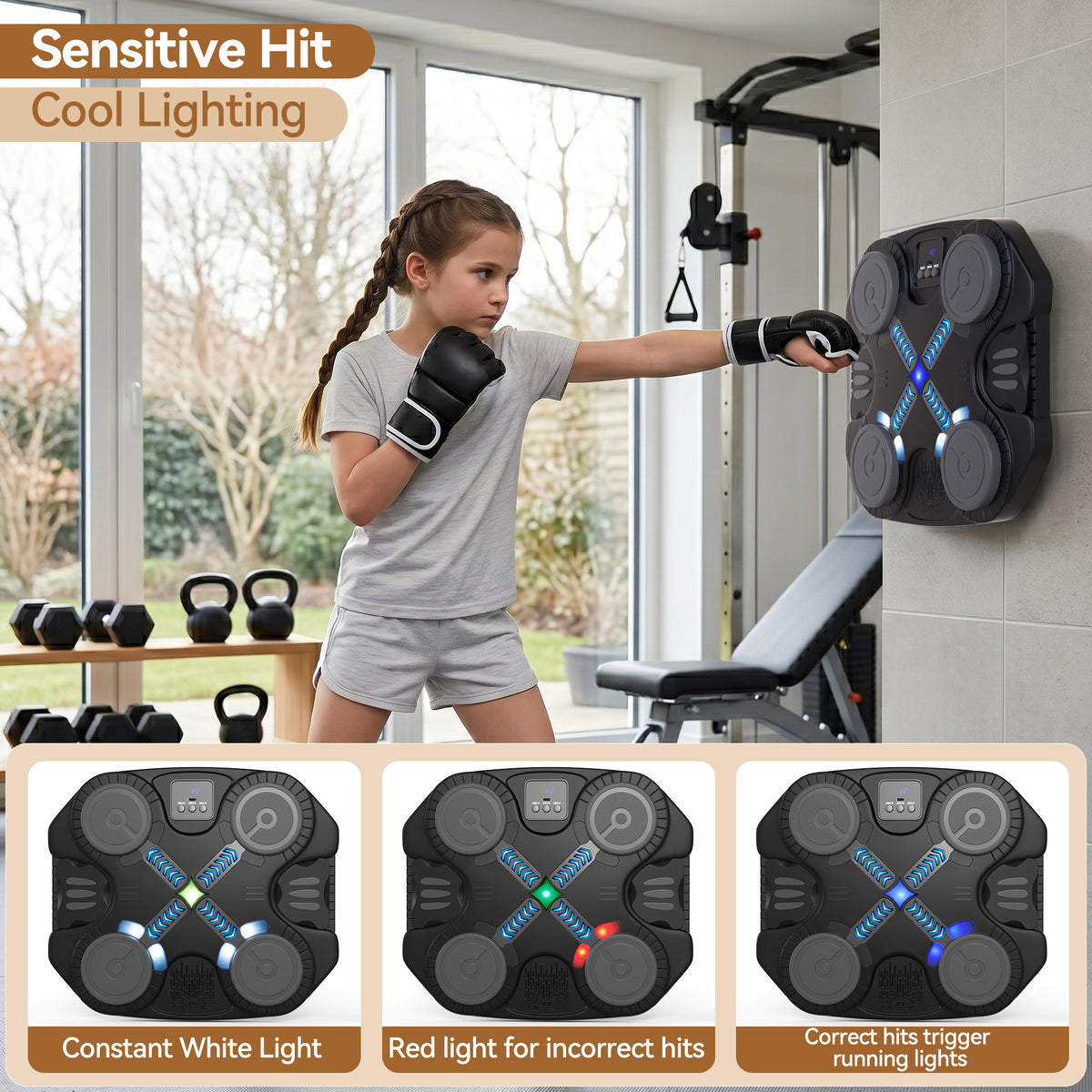Smart Music Punching Machine for Kids