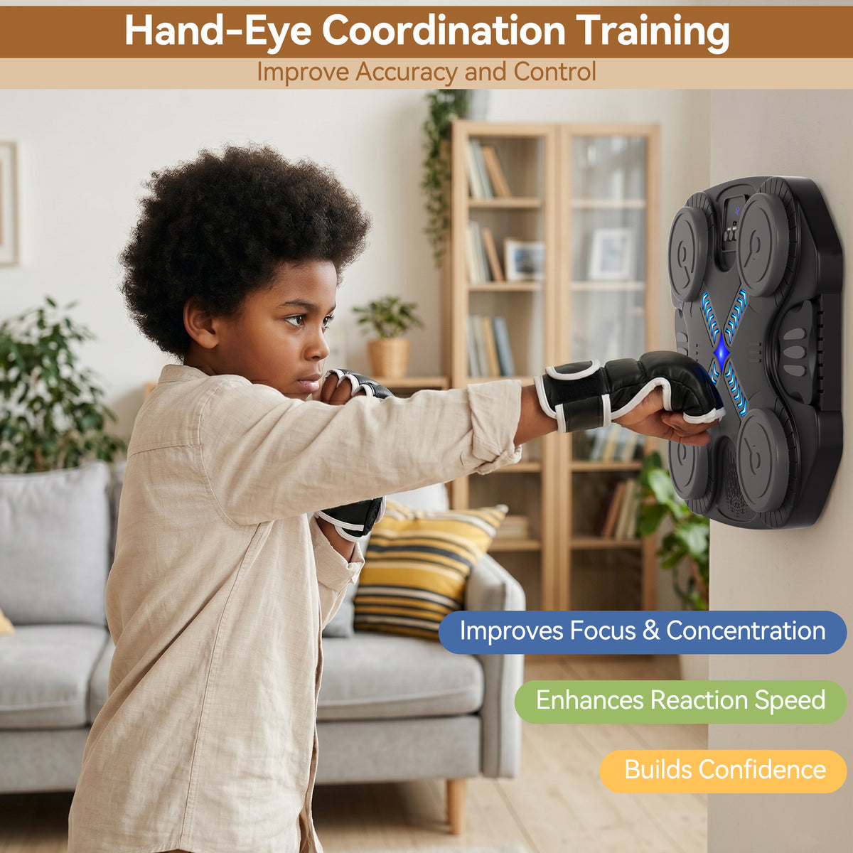 Smart Music Punching Machine for Kids