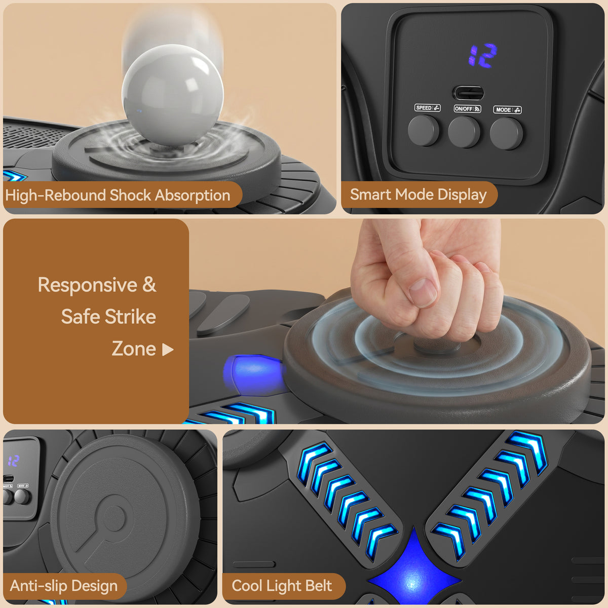 Smart Music Punching Machine for Kids