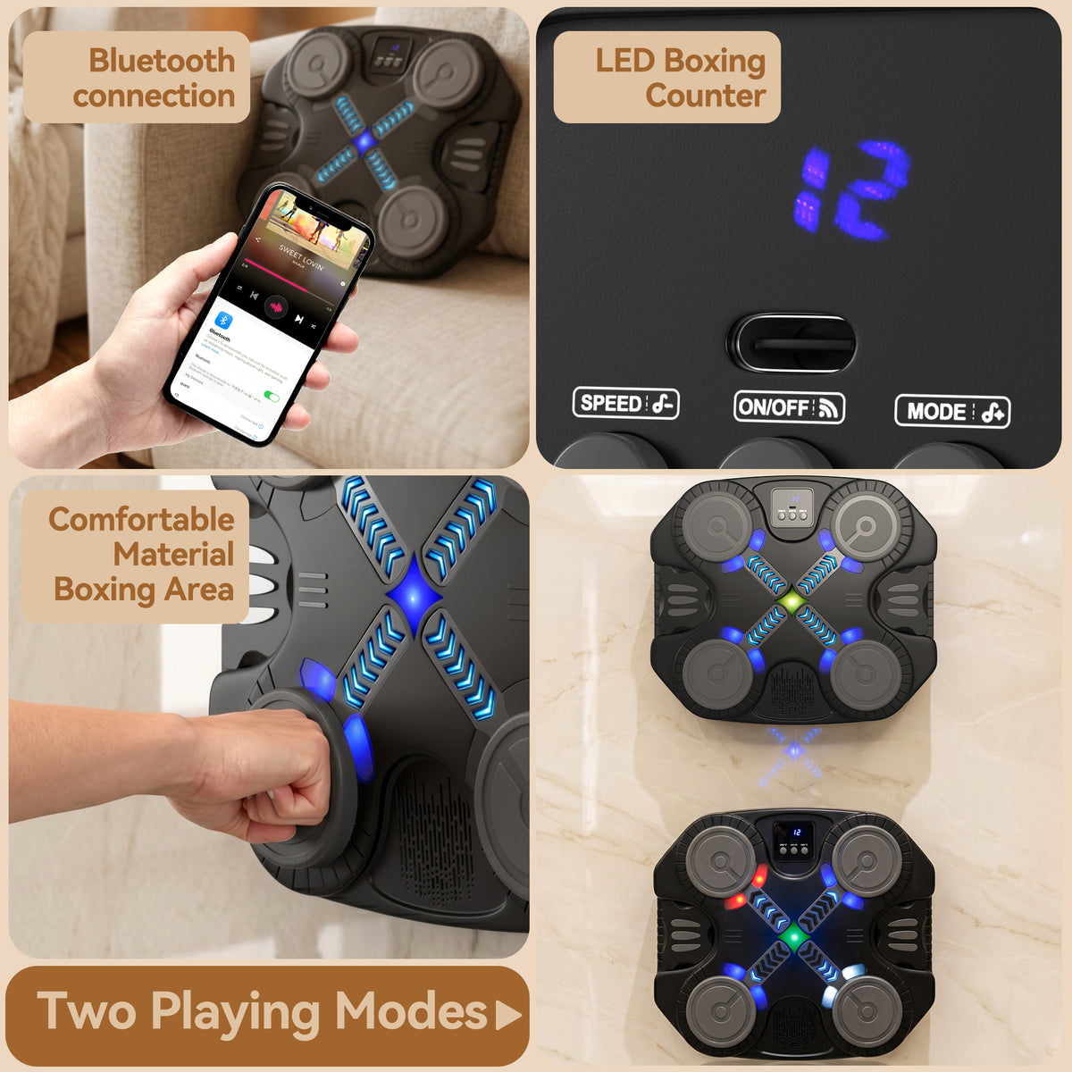 Smart Music Punching Machine for Kids