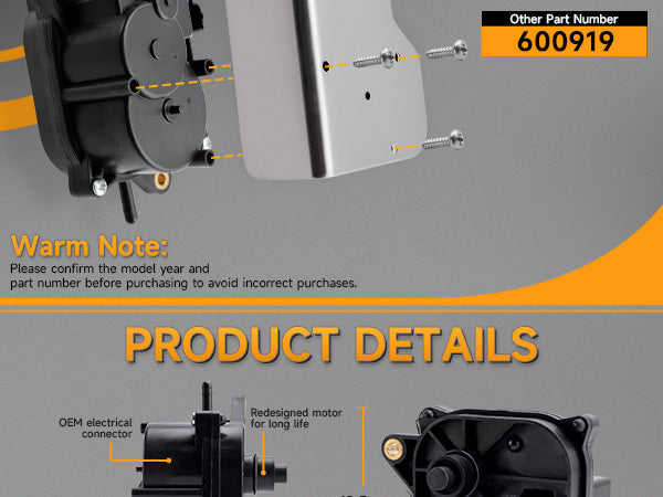 Nissan Frontier Titan Xterra 2005-2015 5.6L 4WD Transfer Case Shift Motor