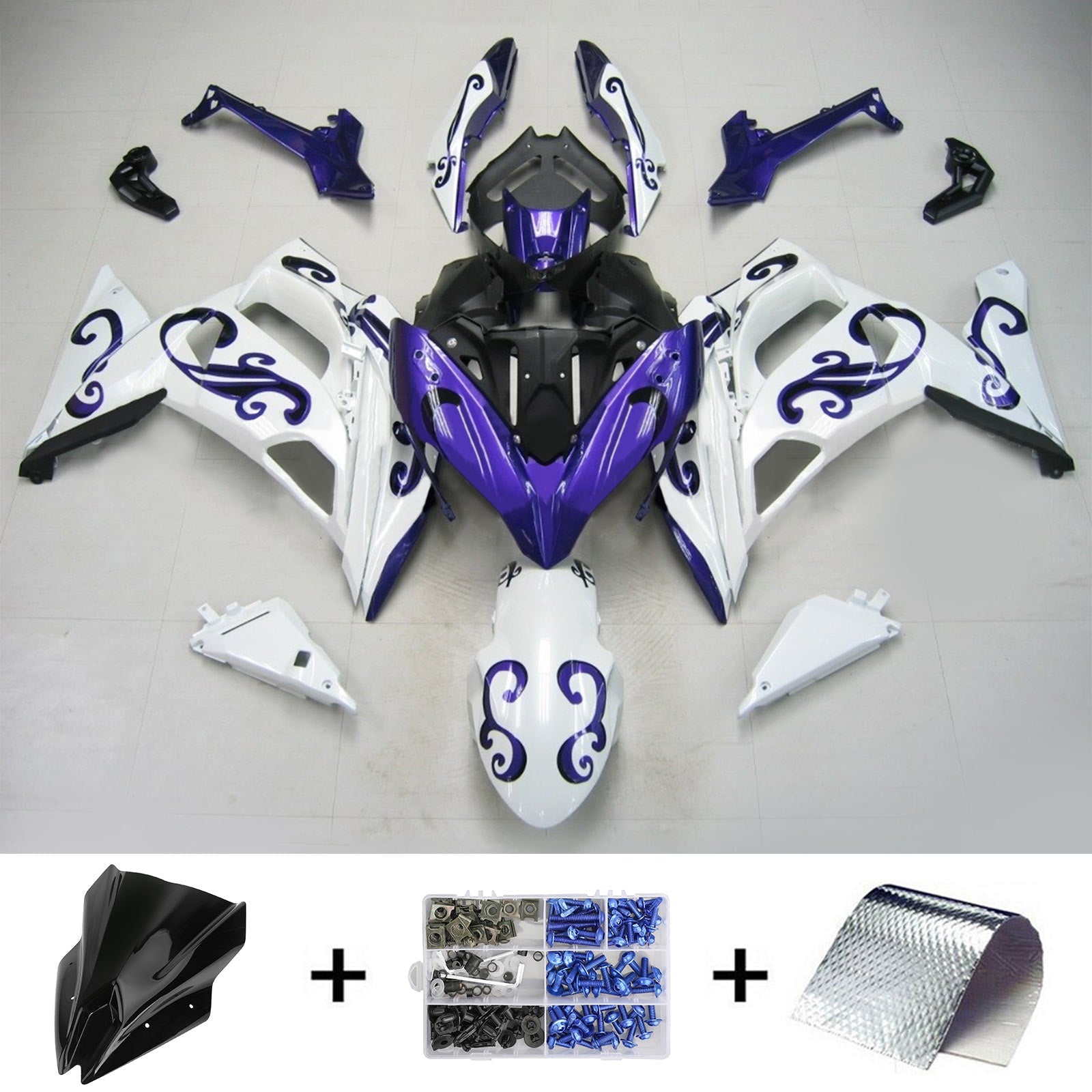 2020-2024 Kawasaki ER-6F Ninja650 Injection Fairing Kit Bodywork ABS #101