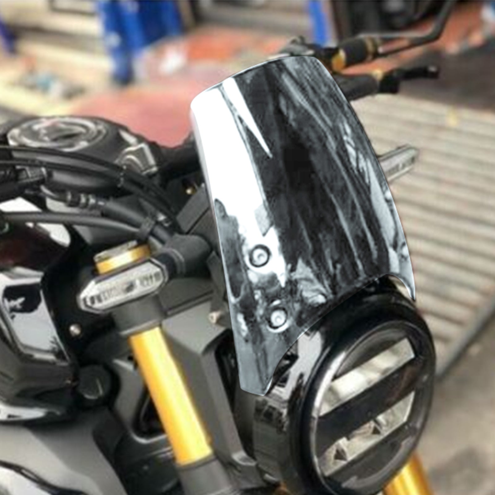 ABS Plastic Motorcycle Windshield Windscreen for Honda CB125R CB300R 2018-2019 Generic