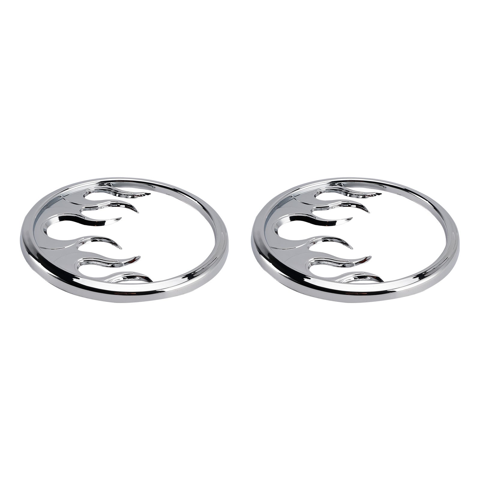 Flame Speaker Grills Accent Trim Cover For Touring Electra Glide Ultra Classic