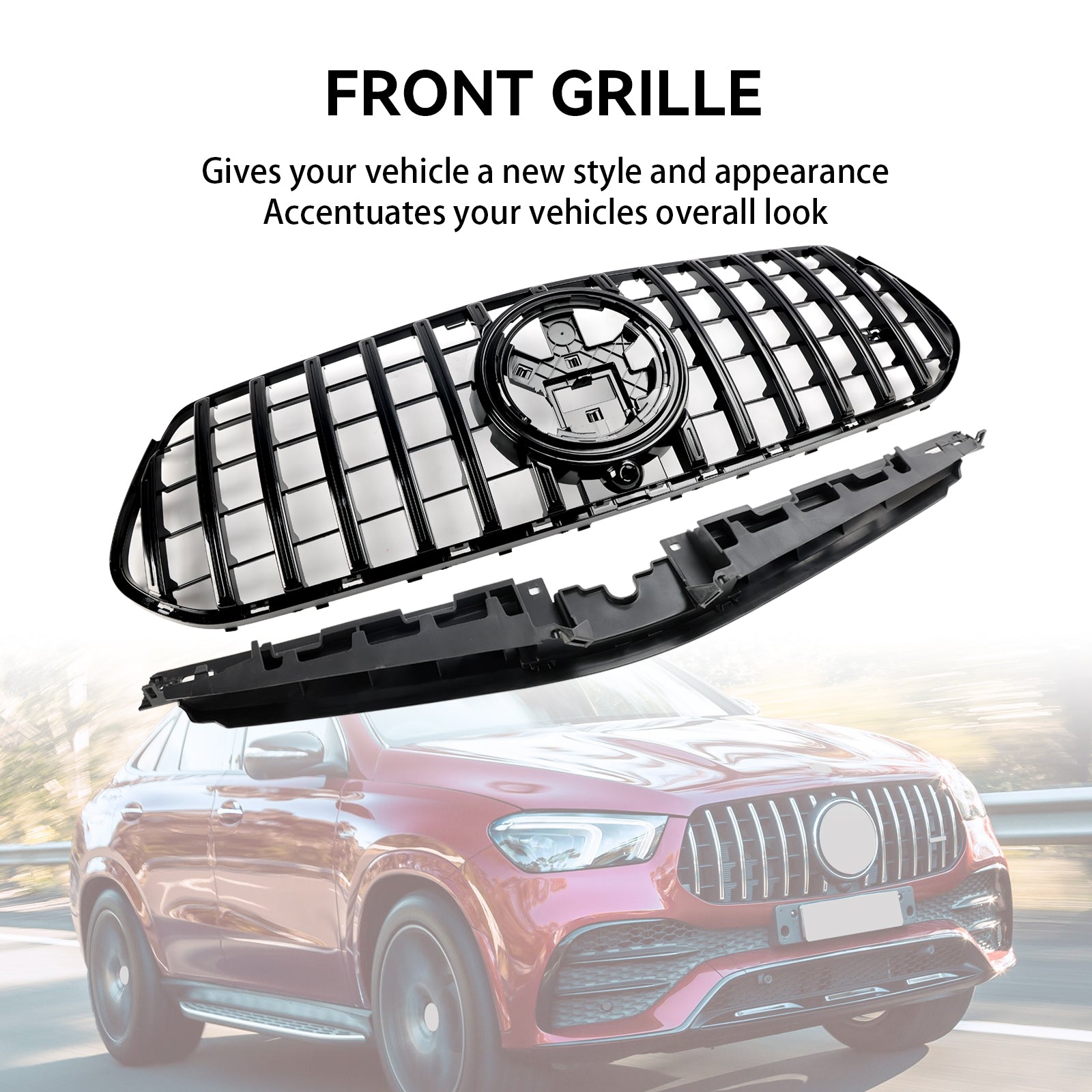 2024 Mercedes Benz W167 GLE350 GLE450 AMG-Line Front Bumper Grill Grille