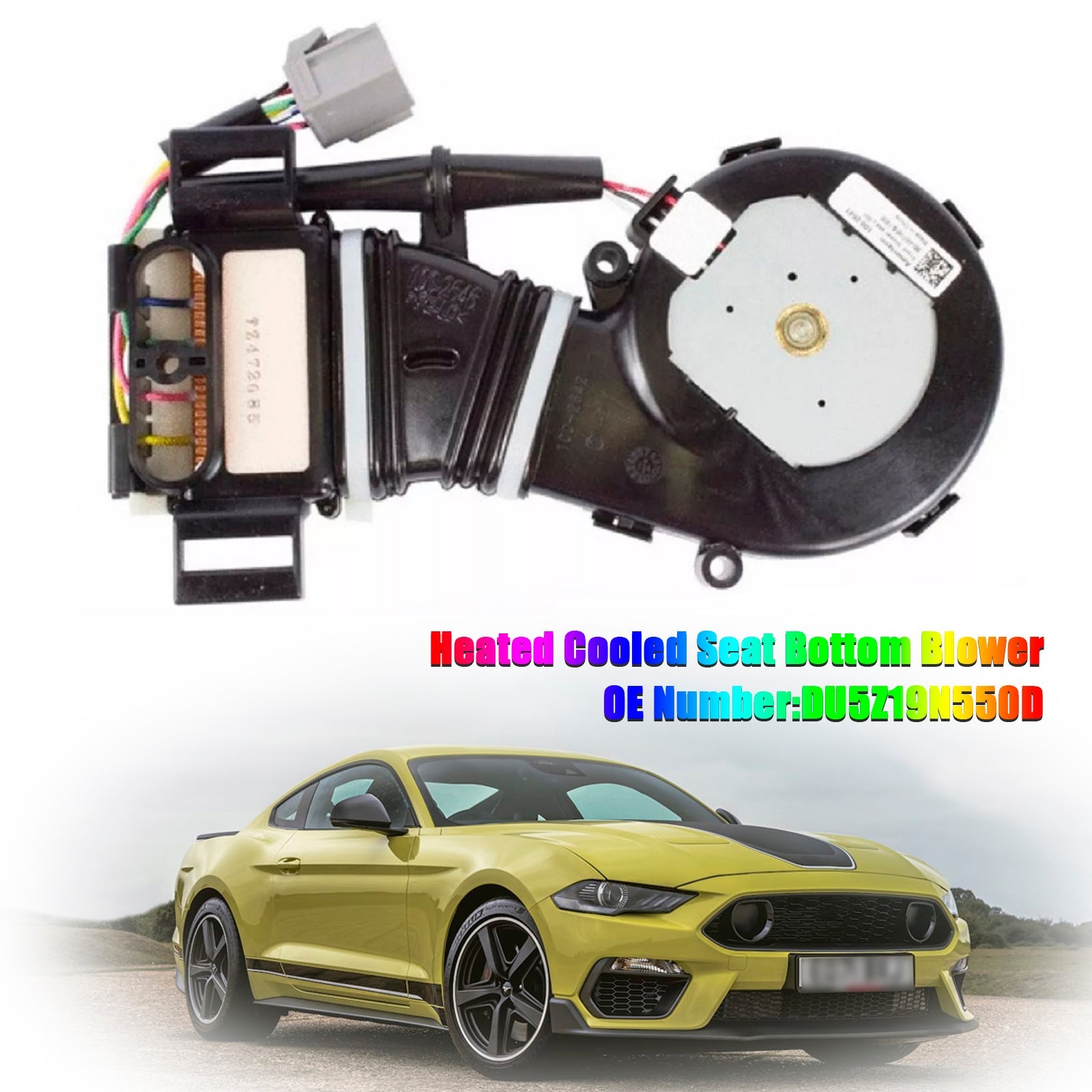 2015-2023 Ford Mustang Heated Cooled Seat Bottom Blower DU5Z19N550D