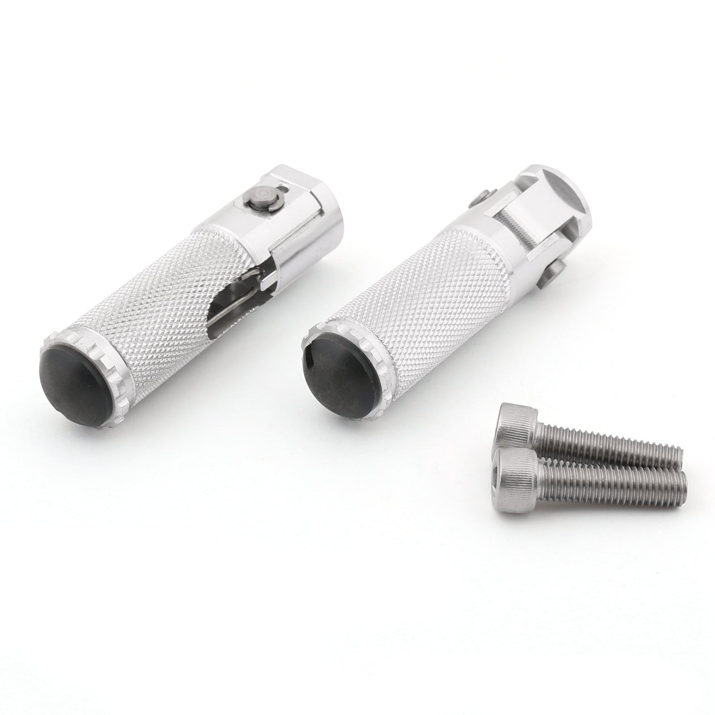 CNC Folding Foot Pegs Footpeg Rear Set Rest Racing For Universal Motorcycle