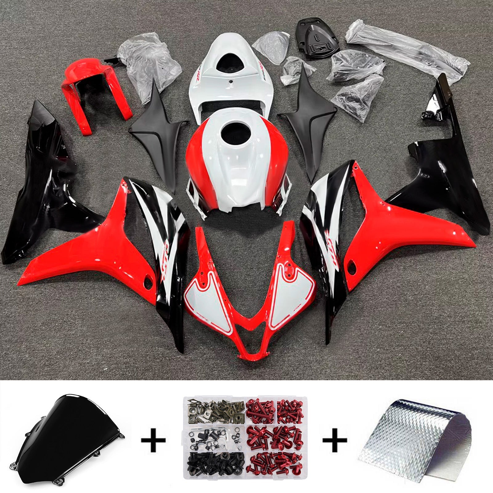 Injection Fairing Kit Bodywork Plastic ABS For Honda CBR600RR 2007-2008 F5