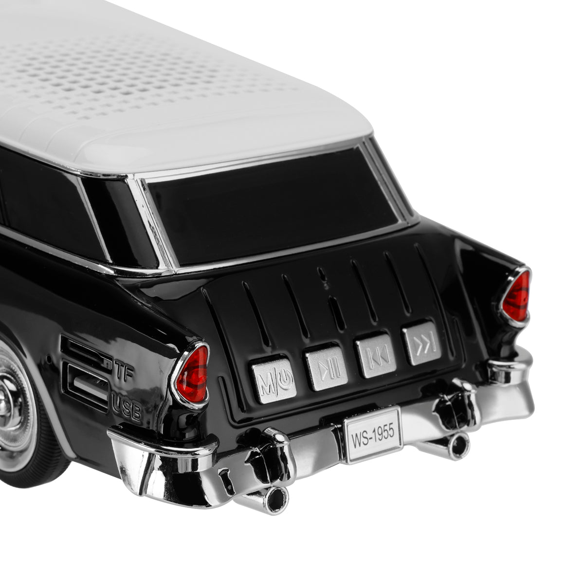 WS-1955 Bluetooth Replica Speaker Retro Speaker Car Design HD Sound TWS FM Radio