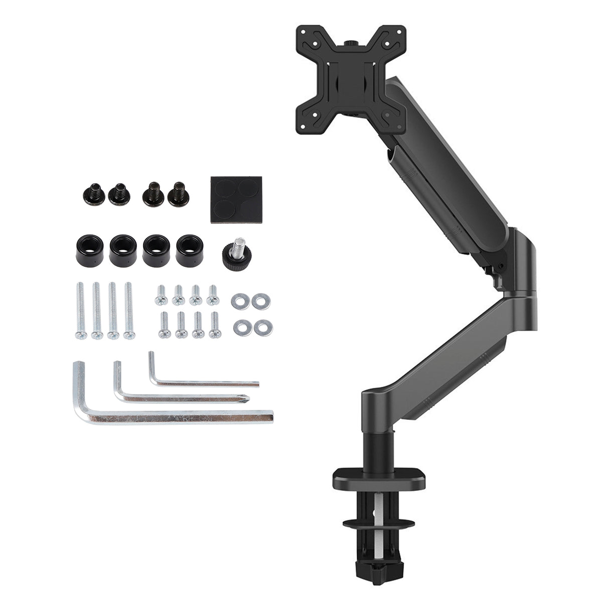 Single Monitor Desk Mount for 17"-32" Screens 2-9kg Load Computer Monitors Stand