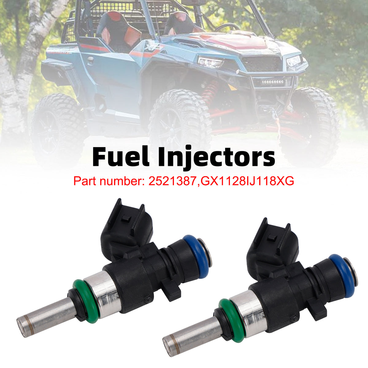 2024-2026 Polaris Xpedition Xp 2PC Fuel Injectors 2521387 GX1128IJ118XG Generic