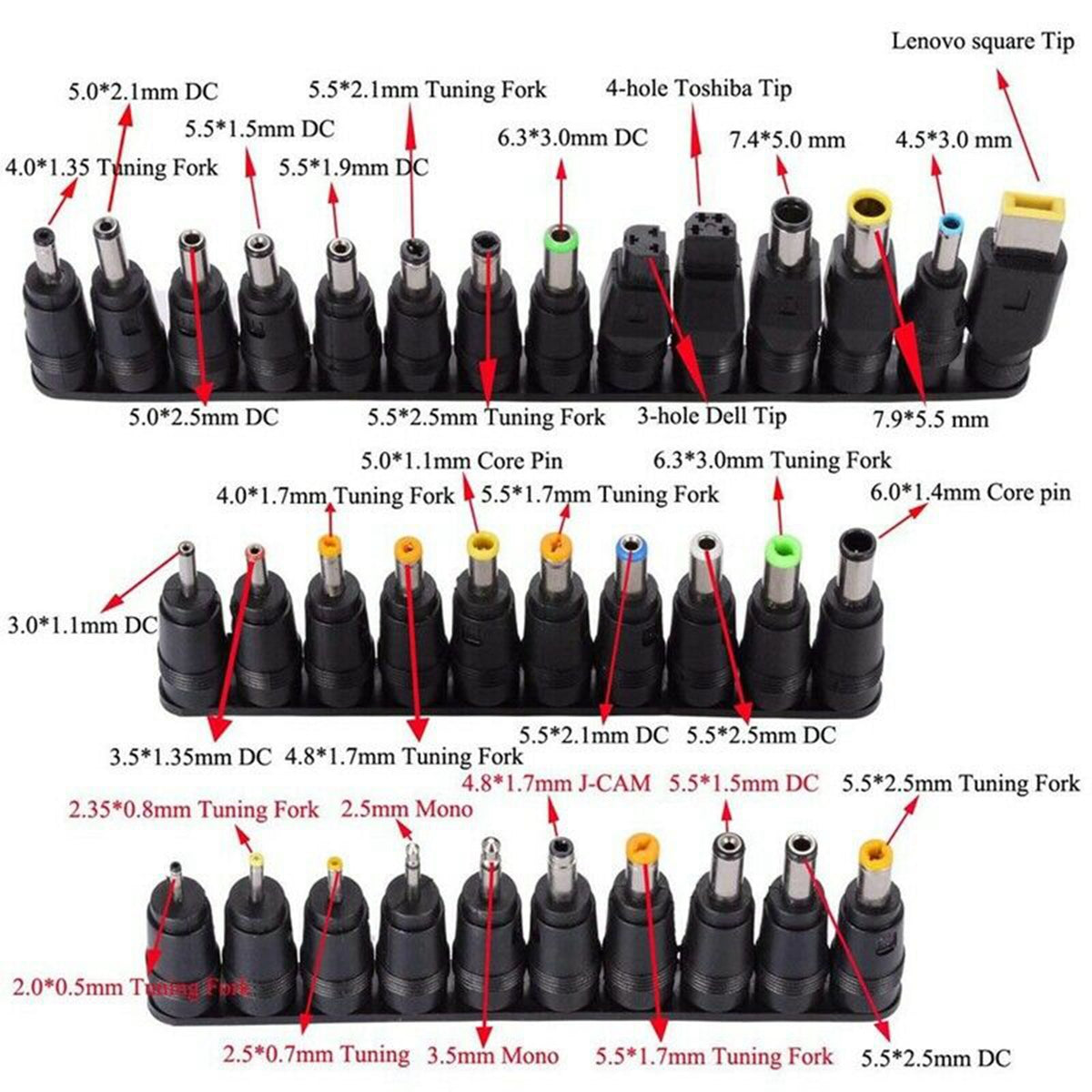120W Car Home 34 Tips Power Supply Adapter Charger for Laptop Notebook US Plug