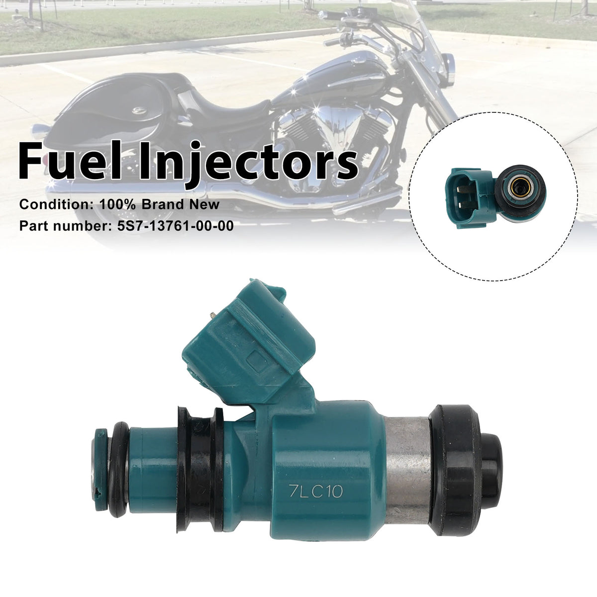2017 Yamaha SR950 Fuel Injectors 5S7-13761-00-00 Generic