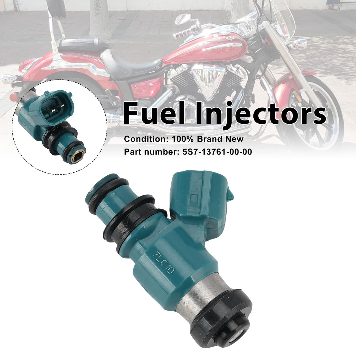 2017 Yamaha SR950 Fuel Injectors 5S7-13761-00-00 Generic