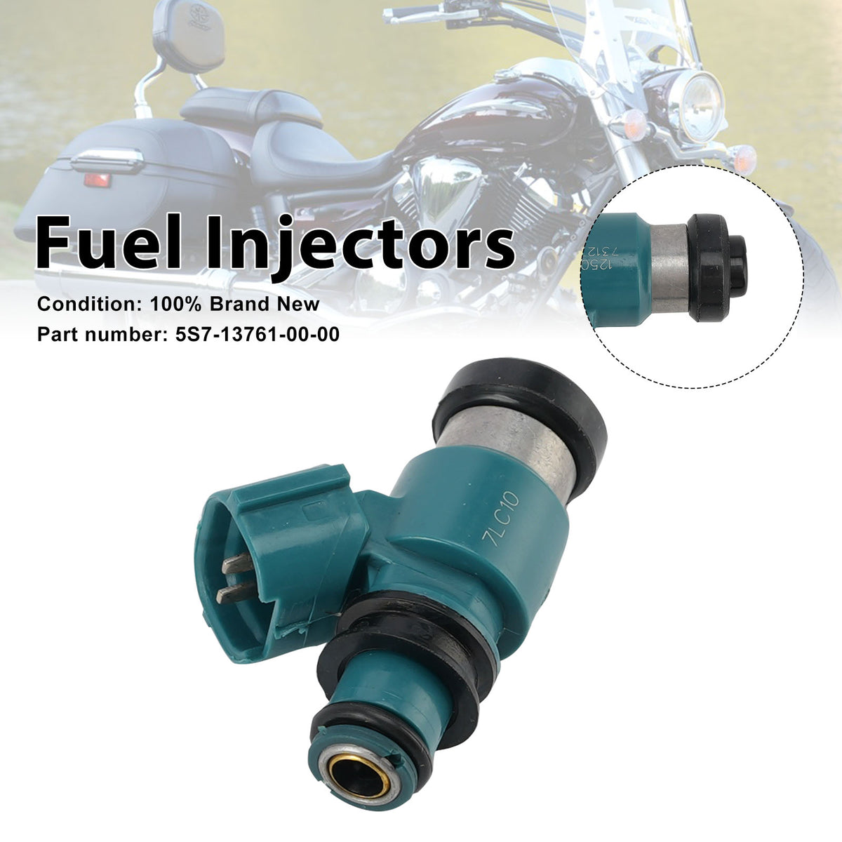 2017 Yamaha SR950 Fuel Injectors 5S7-13761-00-00 Generic