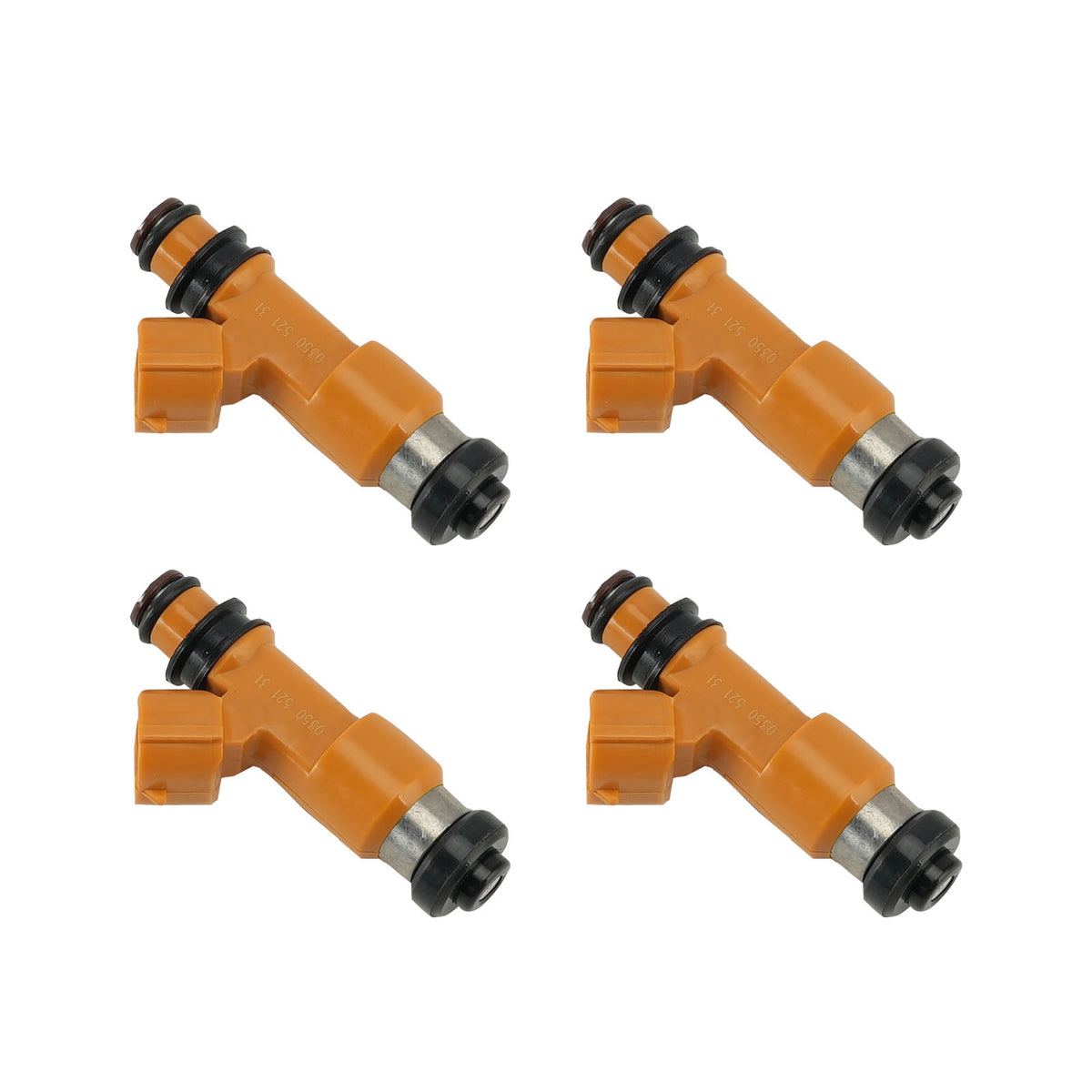 2004-2009 Yamah FZ6 4PC Fuel Injectors 5VX-13761-00-00 Generic