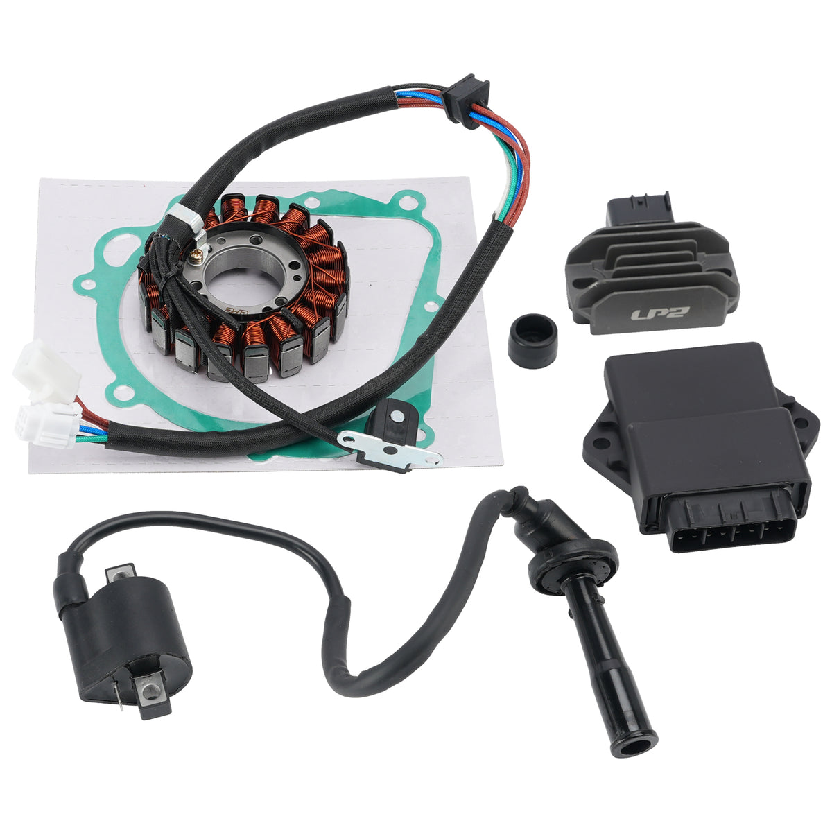 Stator Regulator CDI Box Ignition Coil Gasket For Suzuki Quadsport LT-Z400 03-08
