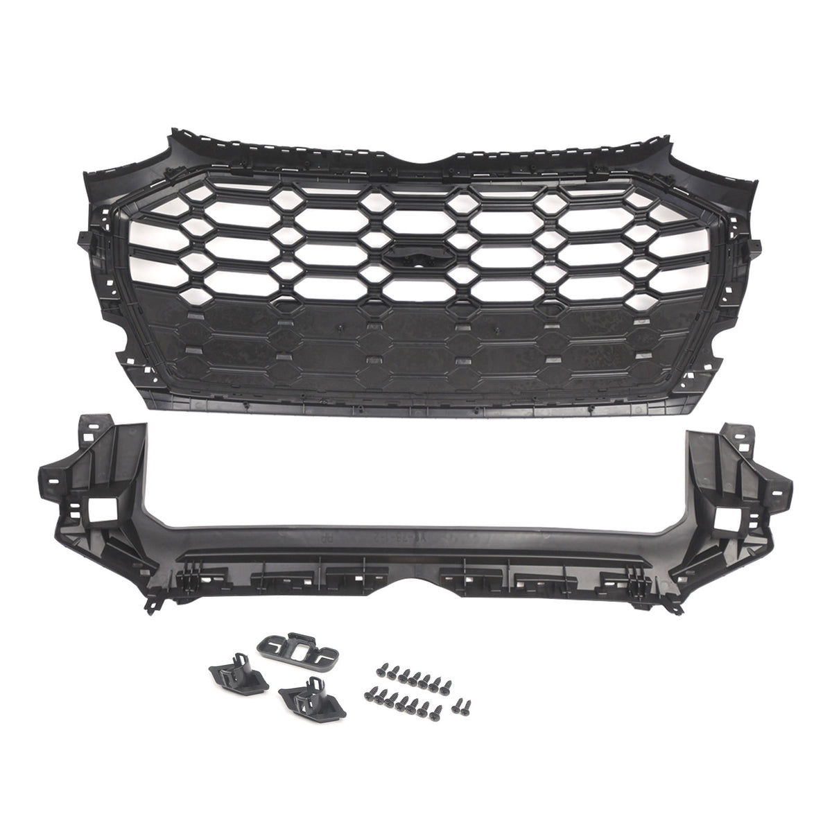 RSQ5 Style Front Honeycomb Mesh Grille Grill Fit Audi Q5 SQ5 2021-2025